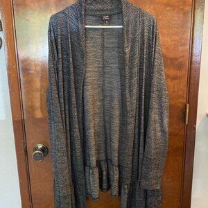 Women's grey Bobeau cardigan